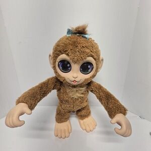 FurReal Peanut the‎ Playful Monkey Interactive Hard Plush Hasbro Toy